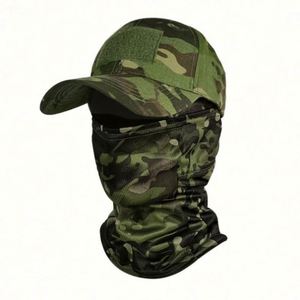 Gorras de Béisbol de Poliéster Ecológicas con Diseño de Camuflaje y Pasamontañas para Motocicleta, Regalos Promocionales Novedosos, Venta al Por Mayor en Stock - Product Image 2