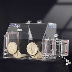 Phòng thí nghiệm áp lực tiêu cực PMMA hoạt động hộp benchtop khí trơ kín trường hợp Acrylic Hộp Găng Tay chân không giá rẻ Hộp Găng Tay - Product Image 2