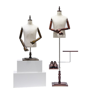 सूट पुरुष ऊपरी शरीर पुतला पूर्ण शरीर सूट पोशाक कपड़े की दुकान प्रदर्शन पुरुष पुतला धड़ - Product Image 5