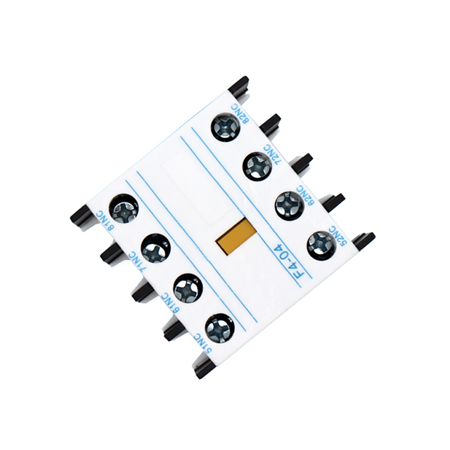 High Quality PC Flame Retardant Shell,Copper Contacts, Nickel Iron Screws CJX2 AC Contactor Auxiliary Contact Switch F4 Series