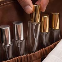 Flacon pulvérisateur vide en verre pour huiles essentielles 10ml 15ml, échantillon de parfum, testeur rechargeable, atomiseur à brume fine, cosmétiques, livraison gratuite