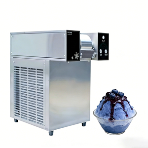 Machine à glace pilée commerciale pour petites entreprises, machine à glace en flocons électrique, automatique, pour l'industrie alimentaire, les hôtels, l'extérieur, en acier inoxydable - Product Image 1