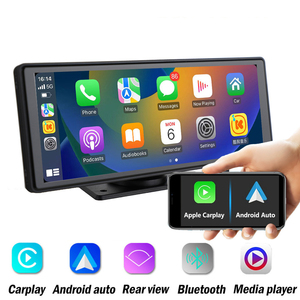 <strong>Portable</strong> 10.26 <strong>Inch</strong> Carplay <strong>Screen</strong> 1080P Dash Cam Car <strong>Screen</strong> Wireless Carplay Android Auto FM Function Music <strong>Player</strong> Car <strong>Dvd</strong> Play - Product Image 2