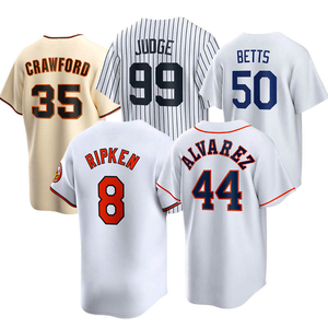 2025 nuevas camisetas al por mayor equipo americano cosido camiseta de béisbol 5 Freeman 27 Altuve 99 Judge 17 Ohtani aceptar camisas personalizadas - Product Image 2