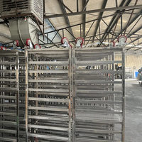 Chariot de boulangerie multifonctionnel en acier inoxydable (SS) à 16, 20 ou 30 niveaux, avec paniers et étagères pour fours à pain et bacs à pains