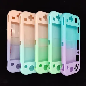 Capa de silicone macia para nintendos switch lite, de rosa, ergonômica, antiderrapante, proteção de pele para ns switch lite mini console