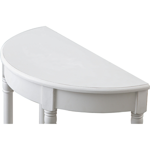 Wholesale White Wood <strong>Table</strong> Best Selling Customization Antique Half <strong>Round</strong> Rustic Wooden <strong>Console</strong> <strong>Table</strong> for Hallway and Living Room - Product Image 4