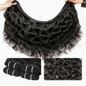 Extensions de cheveux humains 16A Body <span class=keywords><strong>Wave</strong></span>, 100% cheveux humains bruts, sans nœuds ni perte, triple durée de vie, cheveux vierges - Product Image 3