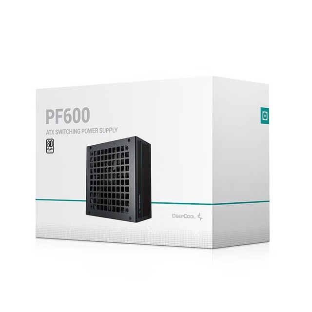 PF600 601-700W White Label Desktop Gaming Mainframe Power Supply 12V Output 20+4Pin 1.5m Cable Stock Deep Cool