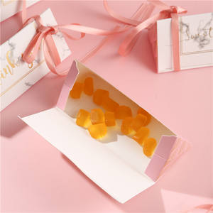 Driehoek Papier Christmas Party Dank U Gift Verpakking Custom Gedrukt Snoep Bruiloft Gunst Doos Voor Gasten - Product Image 5