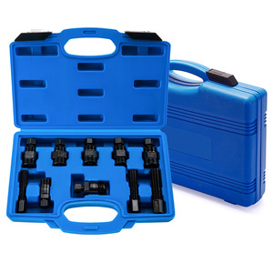 Car Flywheel Wrench Set 10-Piece 1/2 In Socket For Auto Repair <b>Tool</b> <b>Case</b> Included - Product Image 4