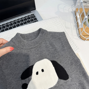 Nouvelle collection Printemps 2026 : <span class=keywords><strong>Gilet</strong></span> tricoté pour garçon motif dessin animé - Cape décontractée coréenne élégante et tendance pour enfants - Product Image 5