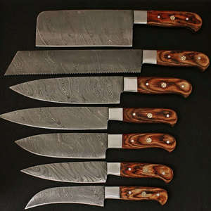 Ensemble de couteaux de chef en acier Damas avec manche élégant pour la cuisine à domicile et les restaurants - Product Image 2