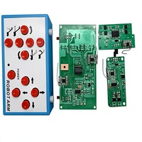 Boîte de télécommande multifonction avec mini-clavier, en plastique, utilisation universelle, piles AAA, portée de contrôle de 30 m