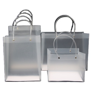 Faible QUANTITÉ MINIMALE DE COMMANDE Shopping Petit Transparent Cadeau En Plastique Zipper Bijoux Poignée Personnalisé Imprimé <span class=keywords><strong>Logo</strong></span> Avec Pvc Sac - Product Image 1