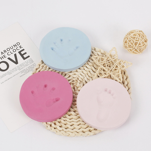Kit de Arcilla para Huellas de Manos y Pies de Bebé, Recuerdo para Recién Nacidos, Regalo para el Día de los Cien Días - Product Image 2