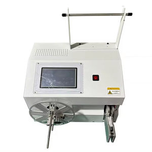 Fabricante al por mayor Equipo de fabricación de cables semiautomático Máquina de atado de bobinado circular Cable de alimentación Cable de datos Doble - Product Image 1