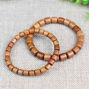 Pulsera de Madera de Palisandro Birmano con Cuentas en Forma de Barril de 22x8mm y 28x6mm, Joyería Unisex para Uso Diario, Coleccionable - Product Image 4