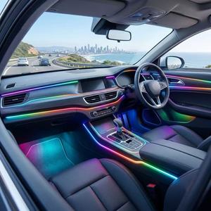 Car Ambient <b>Light</b> RHD 16 Colors LED <b>Strip</b> <b>Lights</b> with Remote Control Music Sync for RHD Cars <b>USB</b> Powered - Product Image 2
