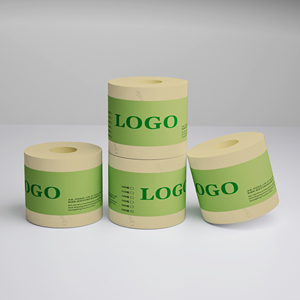 Rouleaux de papier toilette doux en pâte de bambou 2-3 plis de papier hygiénique durable avec gaufrage à points pour usage domestique - Product Image 1