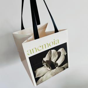 Sac en papier Trapzium à fleurs - Product Image 1