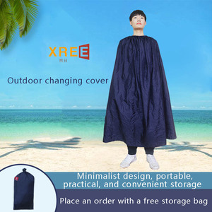 Convenientes vestidos cambiantes para nadar al aire libre, vestuarios de refugio al aire libre en la playa, cubiertas fáciles para cambiar la ducha - Product Image 2