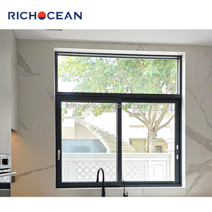 Fenêtres coulissantes en verre pour cuisine sur mesure RICHOCEAN Foshan, fenêtres coulissantes en aluminium étanches avec volets - Product Image 5