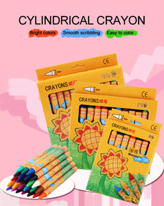 Ensemble de crayons de couleur pour enfants, couleurs vives, pastels soyeux, craie non toxique, crayons de couleur lavables pour la peinture - Product Image 2