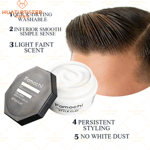 RTS Huati Sifuli Famochi senza alcool pomade per <span class=keywords><strong>capelli</strong></span> <span class=keywords><strong>uomo</strong></span> styling per <span class=keywords><strong>capelli</strong></span> gel di <span class=keywords><strong>cera</strong></span> stick gel di argilla per <span class=keywords><strong>cera</strong></span> <span class=keywords><strong>capelli</strong></span> da <span class=keywords><strong>uomo</strong></span> prodotto <span class=keywords><strong>con</strong></span> logo - Product Image 4