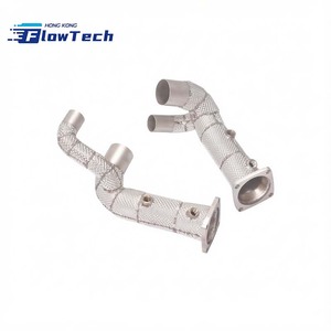 ท่อไอเสียสมรรถนะสูงสำหรับ Porsche 911 991.2 Carrera 3.0T T304 สแตนเลสสตีล พร้อมแผ่นกันความร้อน - Product Image 4