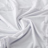Housses de chaise blanches Housse de chaise en polyester spandex Housses extensibles pour la fête de mariage Banquet Housses de chaise à l'avant plat