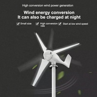 Lampe solaire hybride à énergie éolienne pour extérieur, haute luminosité, économie d'énergie, étanche, avec batterie LiFePO4 et garantie de 5 ans
