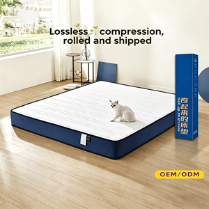 Matelas <span class=keywords><strong>King</strong></span> Hybride Moderne de Haute Qualité à Ressorts Ensachés et Mousse à Mémoire de Forme, 26 cm <span class=keywords><strong>d</strong></span>'Épaisseur, Respirant, Enroulable, Écologique et Durable pour la Maison - Product Image 4