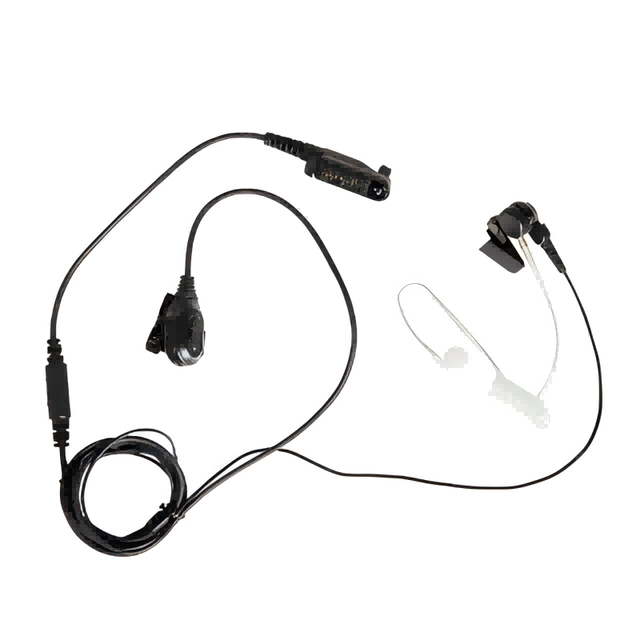 Hytera EAN24 Two Way Radio Original Transparent Tube Monitoring Headphones Are Used in PD685 PD605 HP785 X1p Z1p