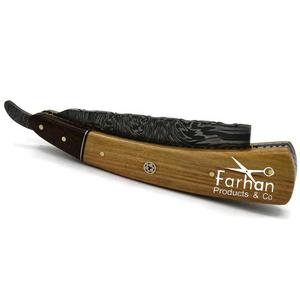 RZ <b>Razor</b> YAKIMA Series E Damascus Steel <b>Blade</b> 5oz 6.75 Closed 3 <b>Blade</b>.5 Open - Product Image 1