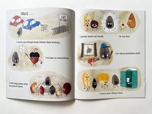 Set di 6 il seme cattivo il seme cattivo Ory John divertente libro illustrato di fiabe - Product Image 2