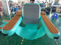 Chaise hamac flottante gonflable pour piscine, mer, extérieur, avec prix d'usine