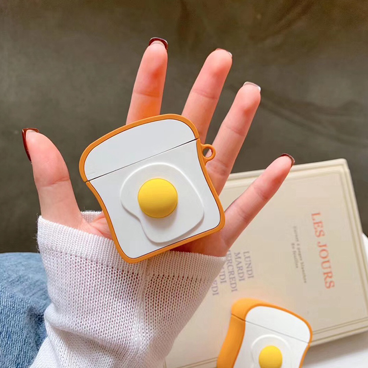 3D тосты для еды Airpods, чехол для Airpod, чехол для Airpod
