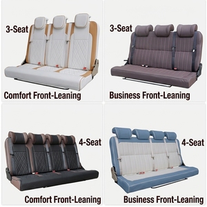 Sièges pliants <span class=keywords><strong>en</strong></span> cuir style professionnel pour fourgonnette, lit de <span class=keywords><strong>camping</strong></span>-<span class=keywords><strong>car</strong></span>, largeur personnalisée, dossier divisé, design imperméable pour <span class=keywords><strong>Ford</strong></span> <span class=keywords><strong>Transit</strong></span> - Product Image 4