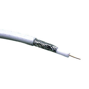Cable coaxial de 75 ohmios y 7.2 mm, ideal para conexiones de antena, transmisión de señal de TV y sistemas de comunicación. - Product Image 1