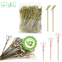 Ecologische bamboe spiesjes voor BBQ, satay en fruit