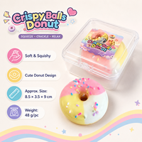 Nouveautés : Donuts croustillants et jouets en peluche en forme de patte de chat - Boules ultra-douces faites à la main au chocolat, menthe et matcha pour garçons et filles
