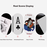 Cartes à jouer personnalisées en papier 300 g/m² pour le poker, impression de cartes à jouer en gros