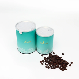 Tubo in Carta Kraft Rivestito in Alluminio per Chicchi di Caffè, Riciclabile ed Ecologico, Confezione Cilindrica per Alimenti, Personalizzabile OEM, Fornitura all'Ingrosso - Product Image 2