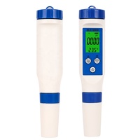 Testeur numérique de température de l'eau, multiredimensionneur bluetooth 5 en 1, ce TDS pH, analyseur de la salinité de l'eau salée, de piscine