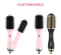 DMTU – brosse électrique rotative pour lisser les cheveux, sèche-cheveux à Air chaud