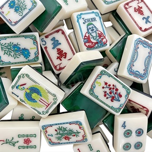 Juego de Mahjong Americano de Lujo con Fichas Acrílicas Grandes, Joker Buda y Marcas en Inglés para Eventos Sociales y Reuniones - Product Image 3