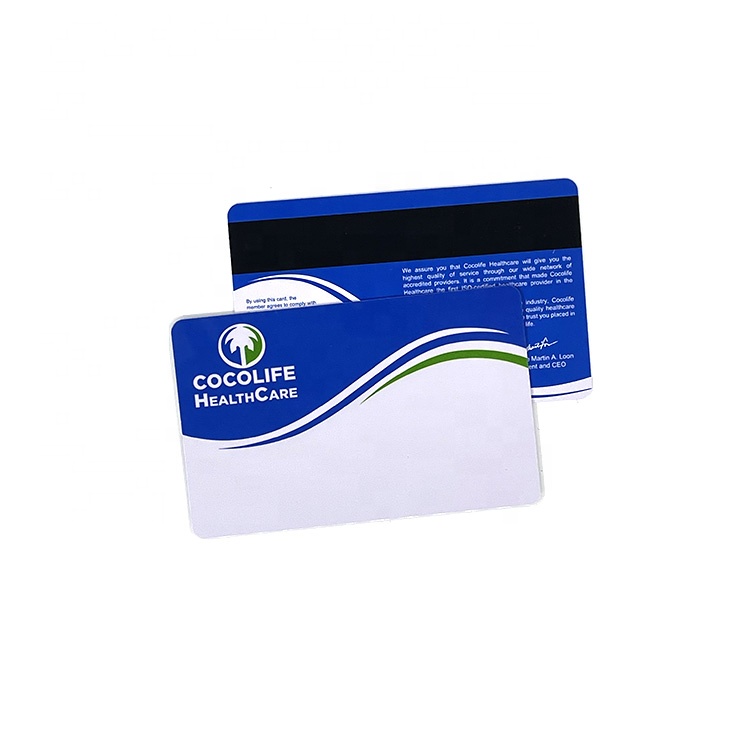High Quality Customized Smart Resident Health Card Client Hospital Card With Magnetic Strip and Barcode