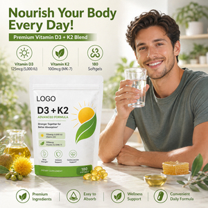 Las Mejores Cápsulas de Gel Suave Orgánicas con Complejo de Vitaminas D3, K2, B12, B1, B2 y E para Recién Nacidos y Adultos, Antioxidantes y Antienvejecimiento - Product Image 2