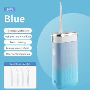 Hydropulseur dentaire portable rechargeable par USB, étanche, pour usage domestique et extérieur, avec embout applicateur - Product Image 6
